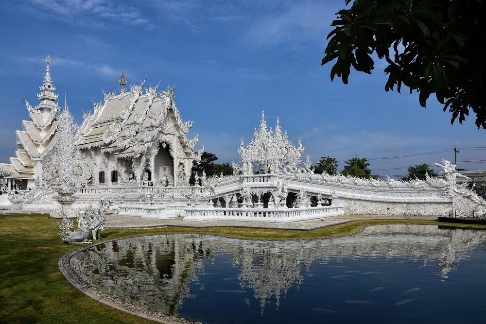 Мост в Белый Храм, Таиланд. Bridge to White Temple, Thailand