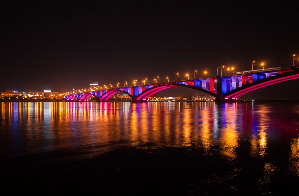 Коммунальный мост через р. Енисей