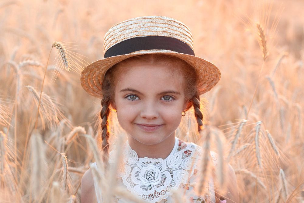 В закатных лучах солнца