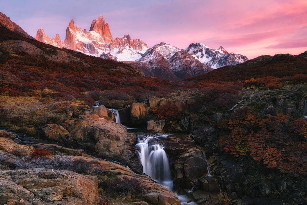 amanecer en la montaña