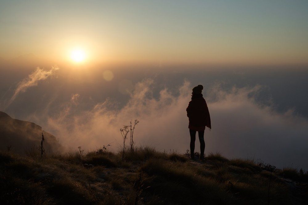 Рассвет в горах
