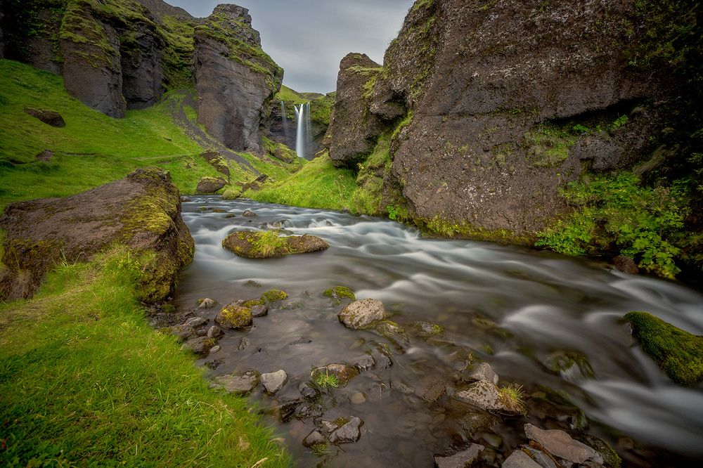 Waterfall in Iceland