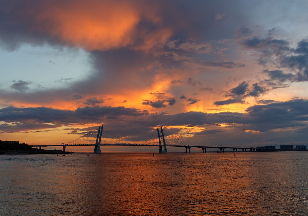 Вантовай мост на ЗСД.