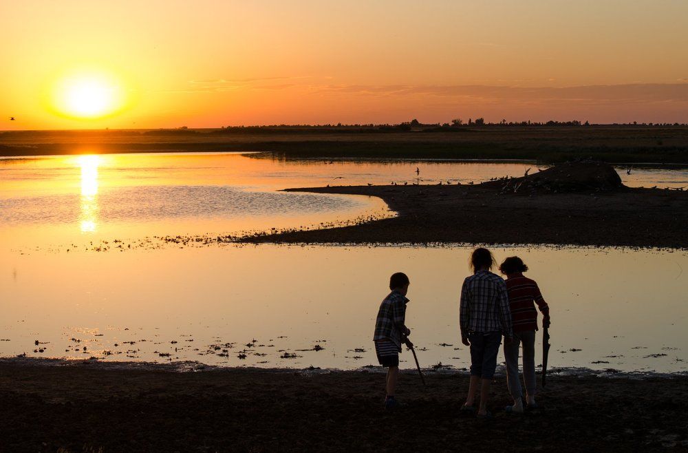 детство на море