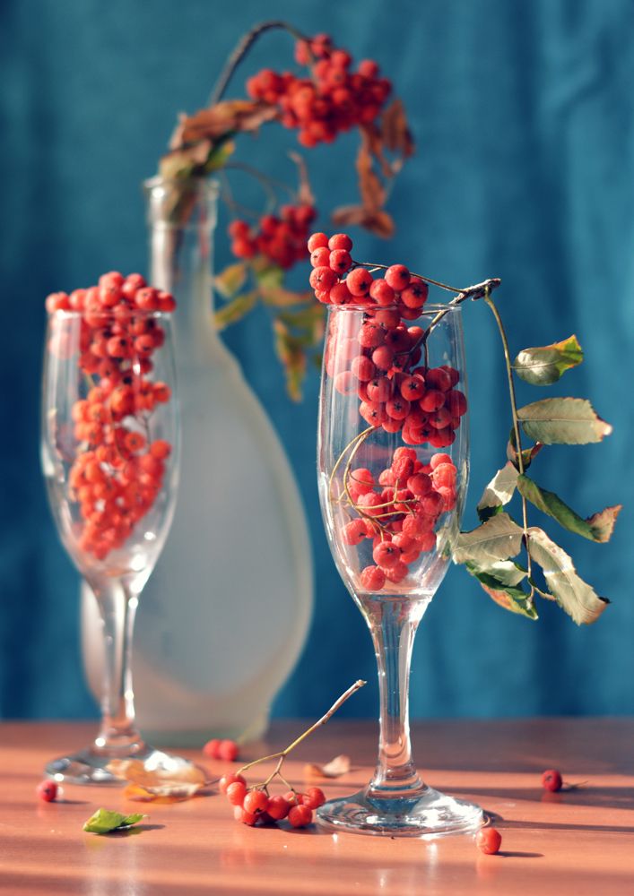 Натюрморт с рябиной