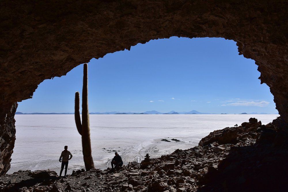 Вид из пещеры Дьявола.