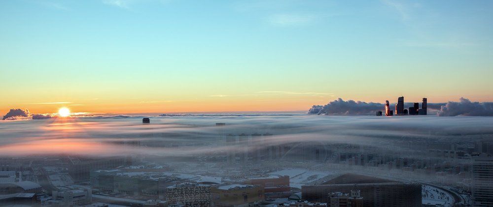 Зимнее утро в Москве