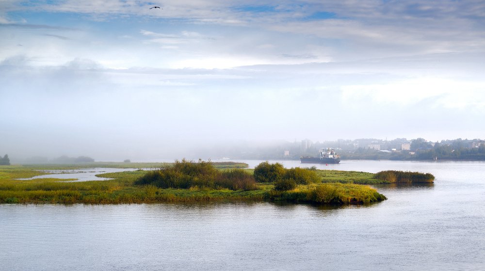 Осенние туманы на Шексне