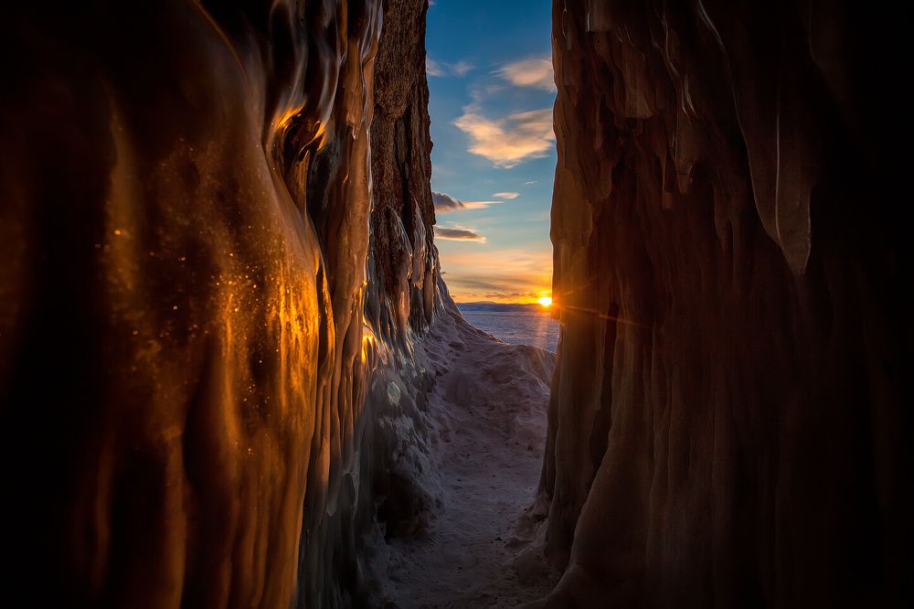 Закат на Байкале