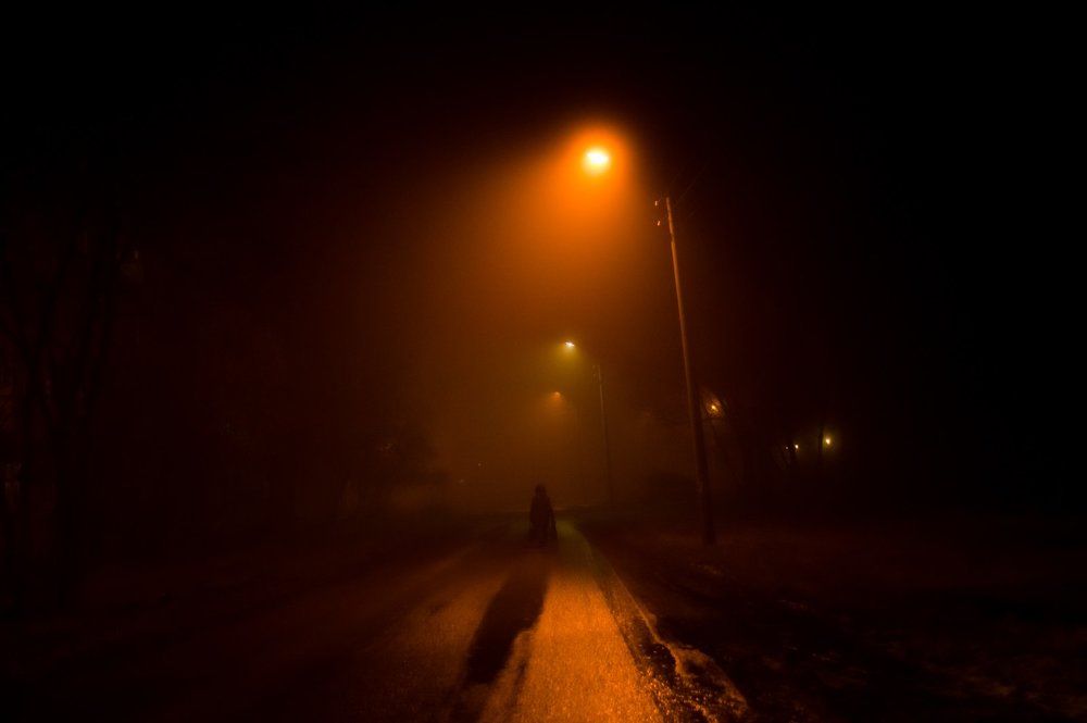 Одинокая тень...