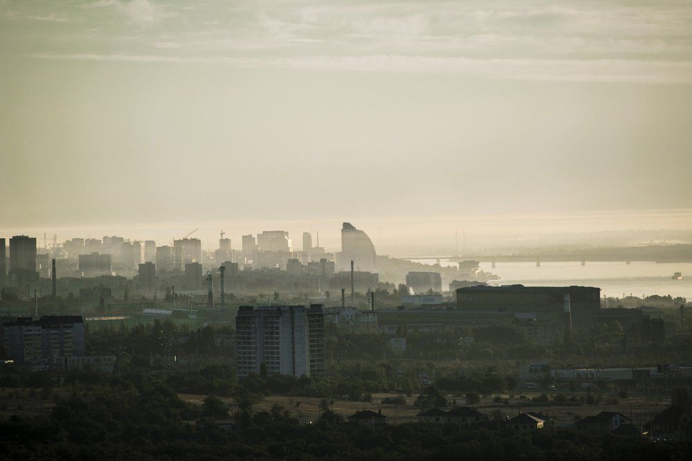 Городской смог...