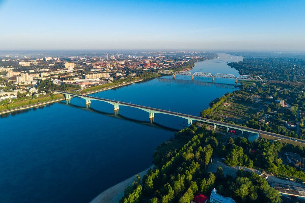 Три моста через Волгу