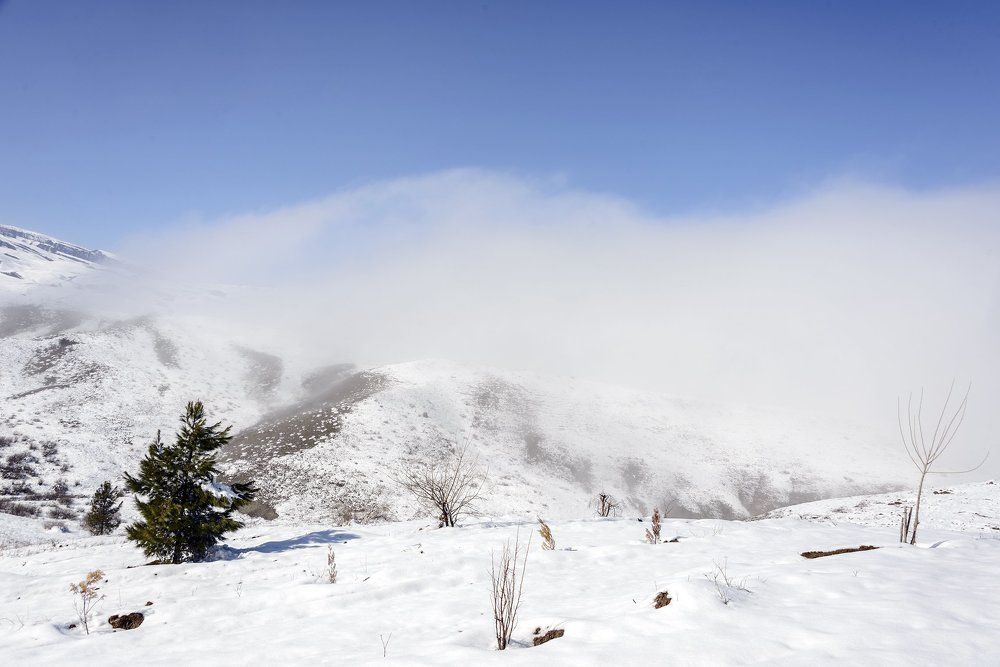 Зима в горах.