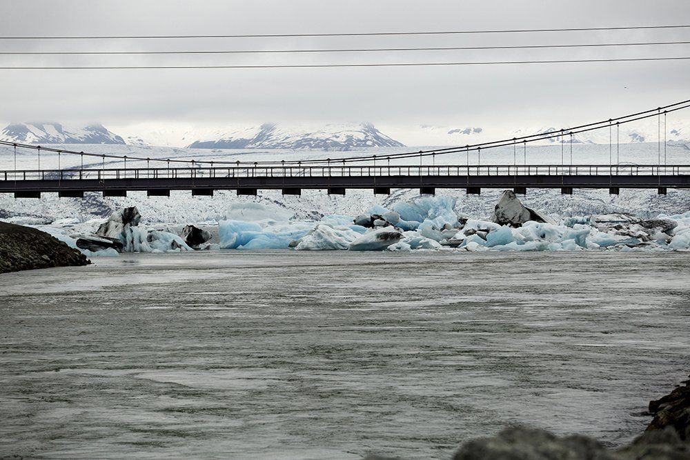 bridge over ice