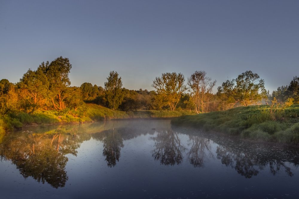 Рассвет на реке Тосно