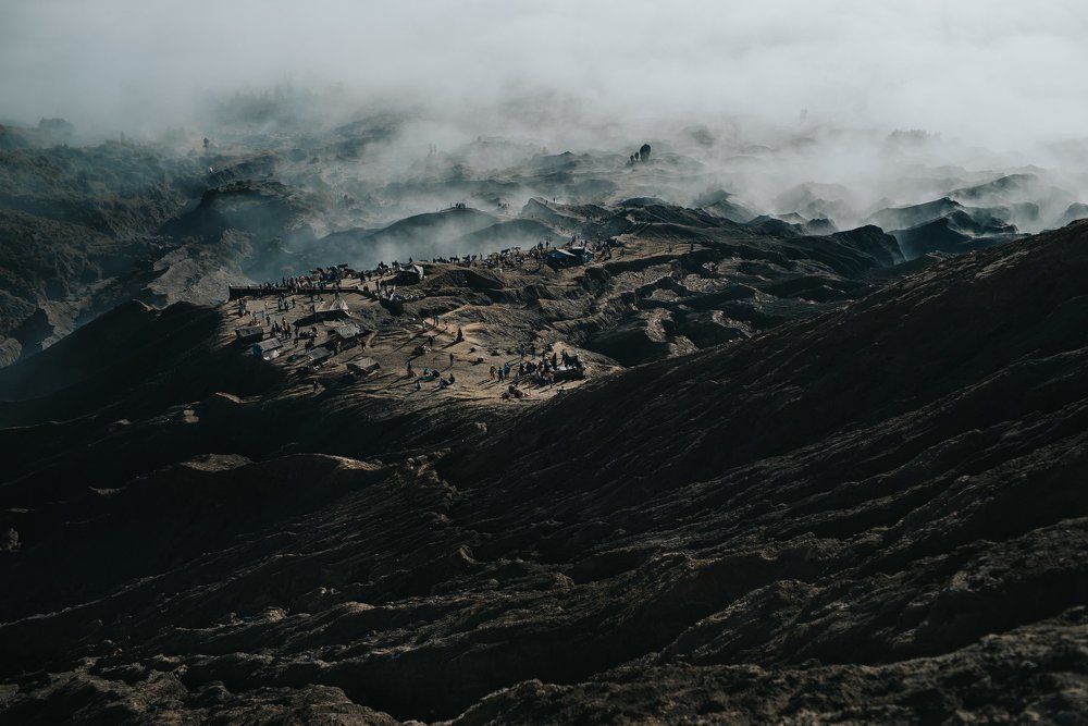 In the middle of Java