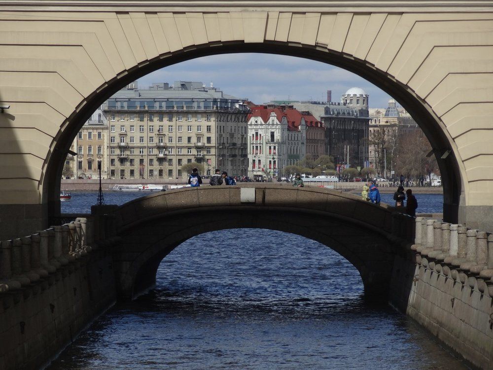Среди воды