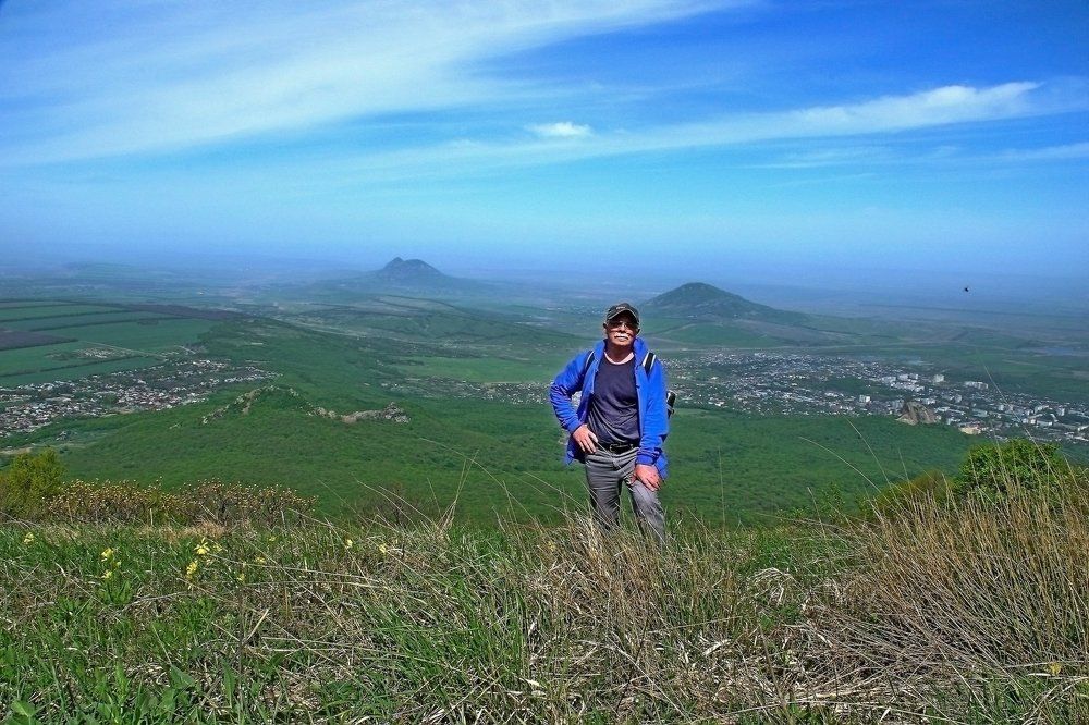 Пейзаж предгорья Кавказа