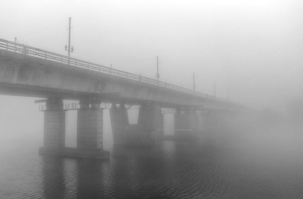 В тумане