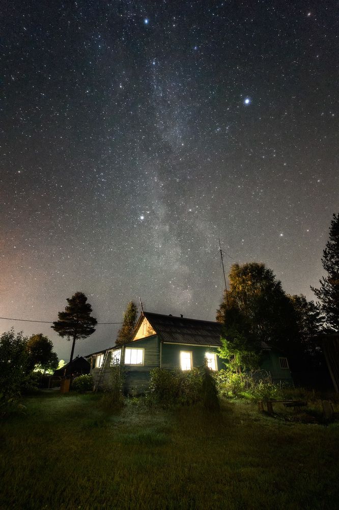 Домик под звездами