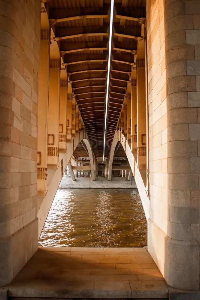 Москва. мост Лужники