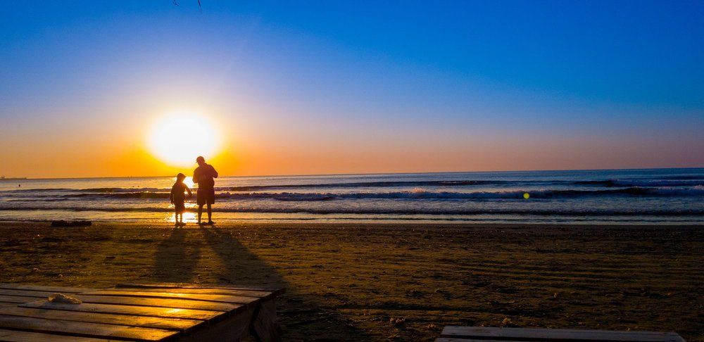 Father, son in to the sun...