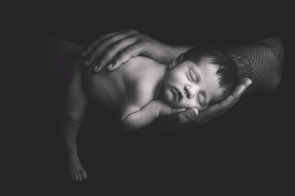 Safe in my Daddy's arms...