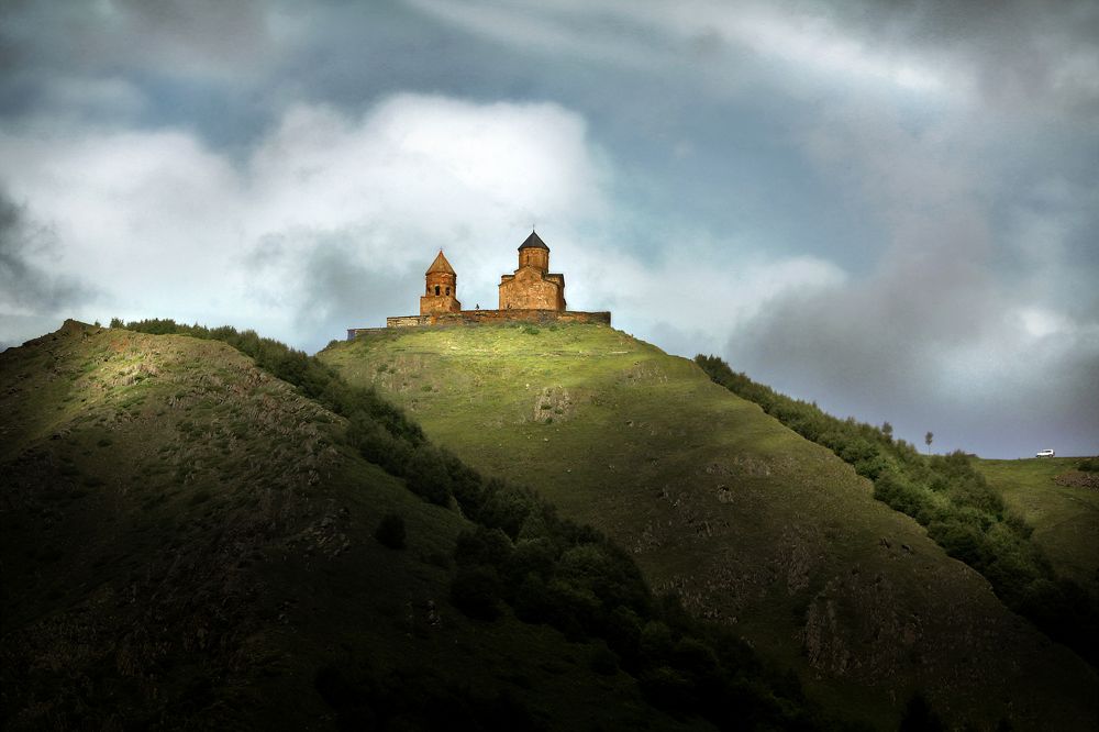 Гергети. Дорога к храму