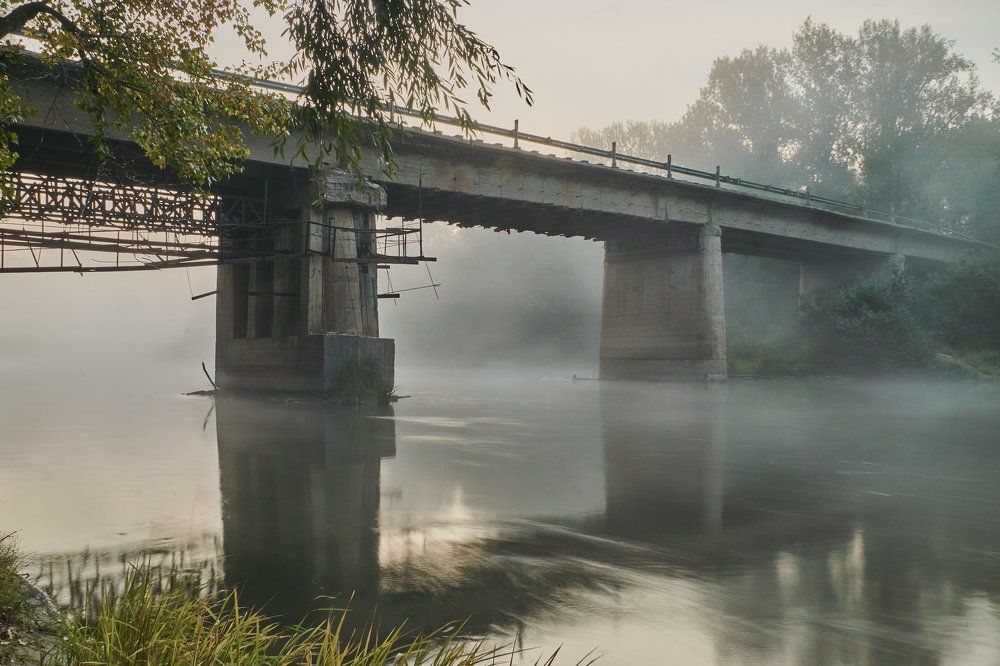 Старый мост через р.Сива. Удмуртская республика.