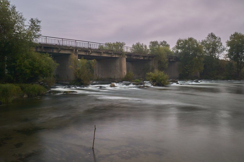 Село Гавриловка. Мост через р.Сива.