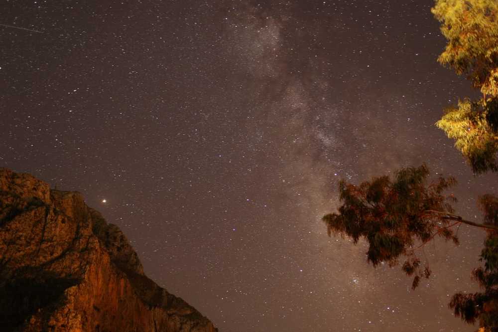 Ночное небо на Крите