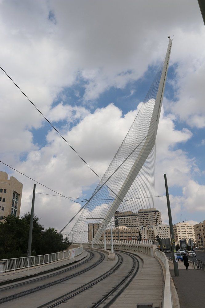 Harp of David Bridge. Jerusalem.Арфа Давида.