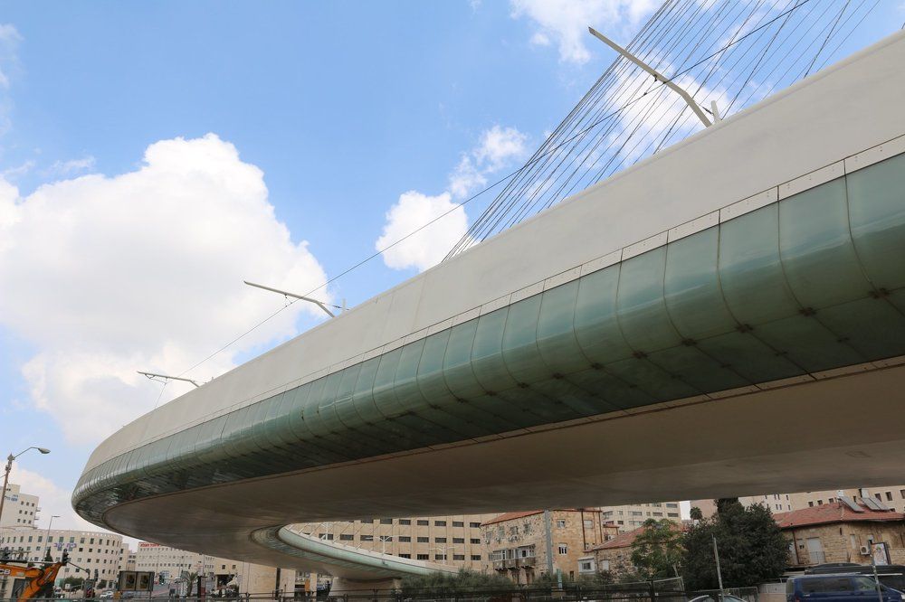 Harp of David Bridge. Jerusalem.Арфа Давида.
