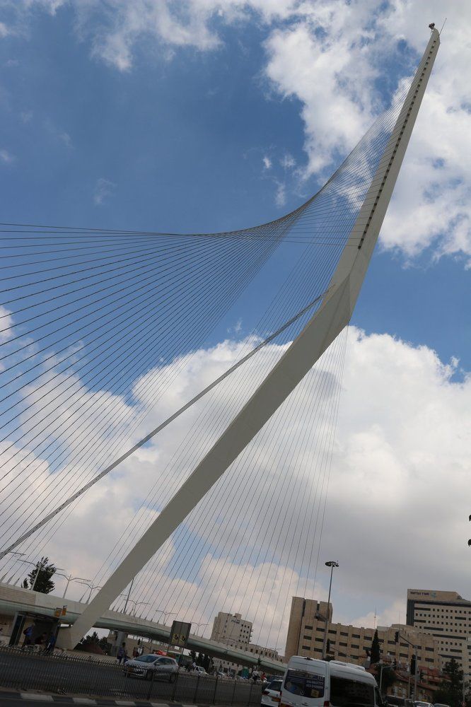 Harp of David Bridge. Jerusalem.Арфа Давида.