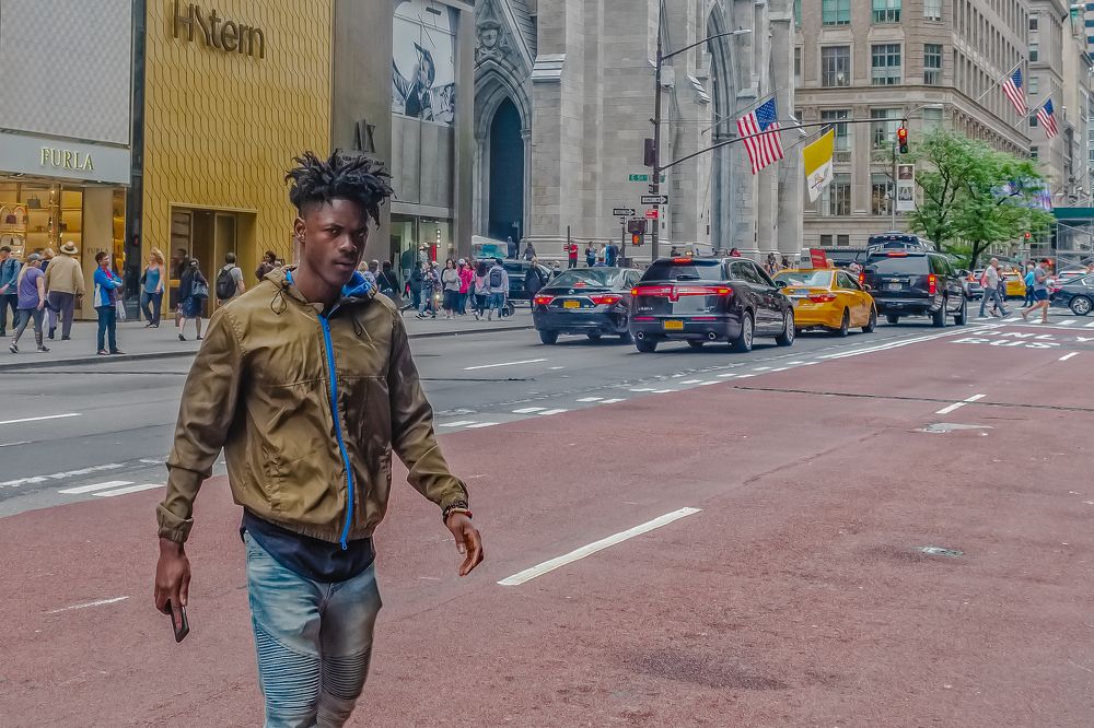 See me walking down Fifth Avenue ...