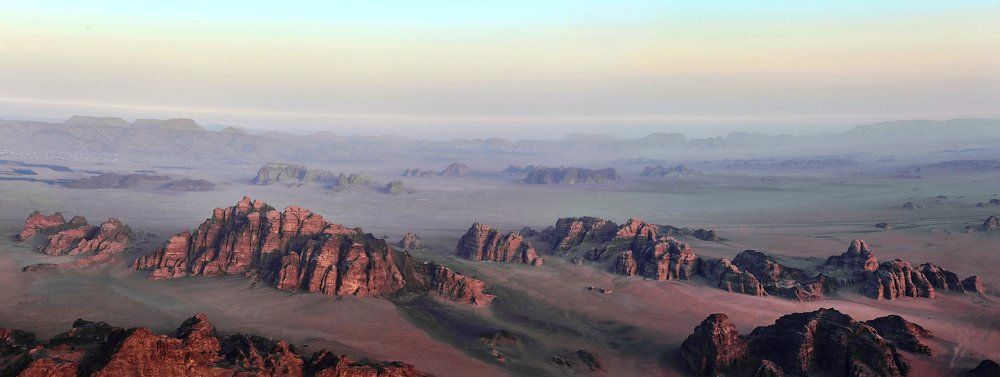 Рассвет над Wadi-Rum