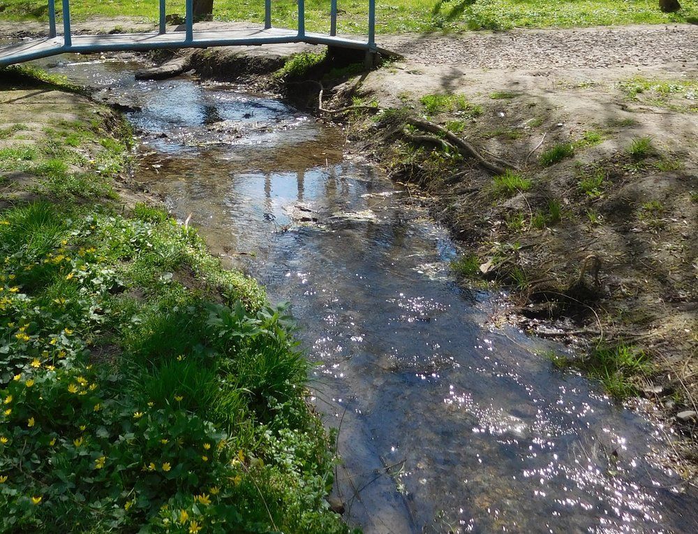 Через ручей