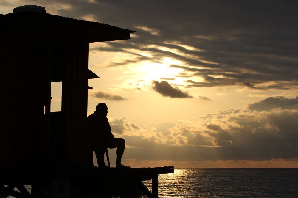 Lifeguard on the beach