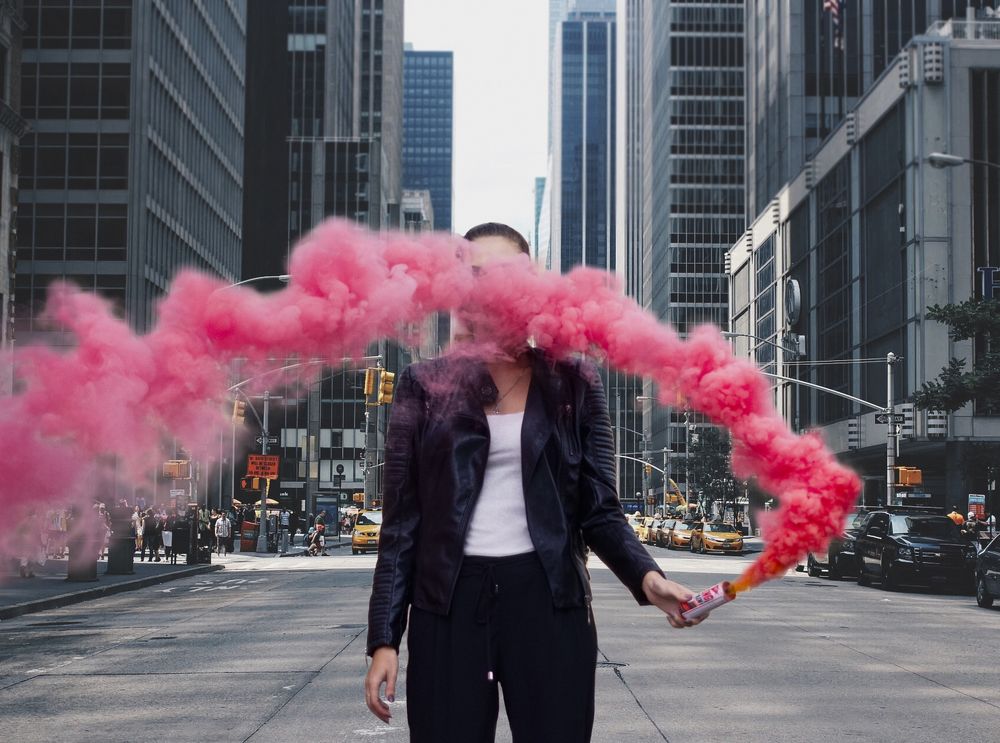 Дым в городе