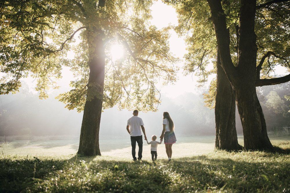 Сім'я та природи.