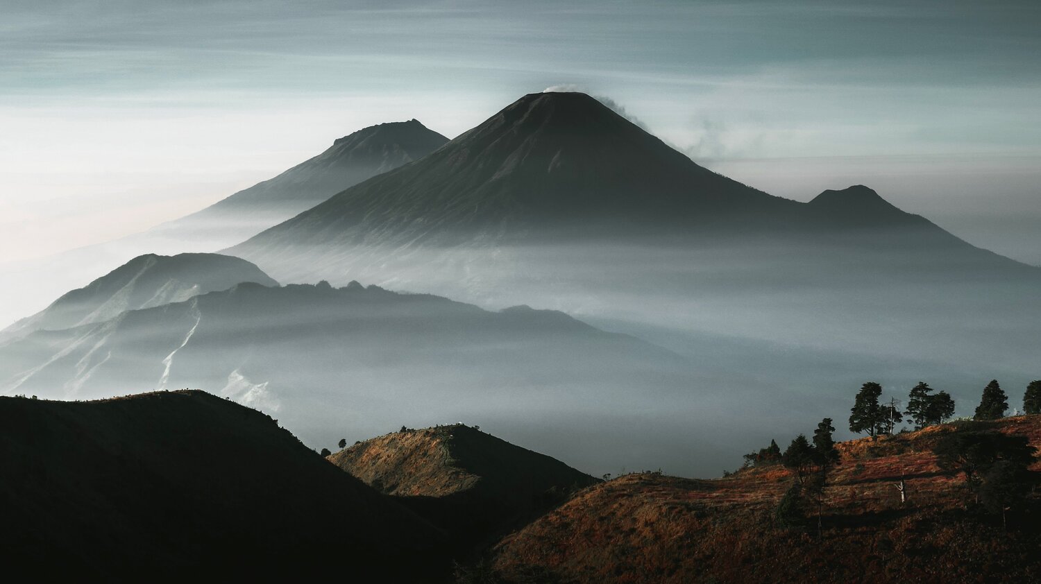 A View From Summit Of Mount Prau