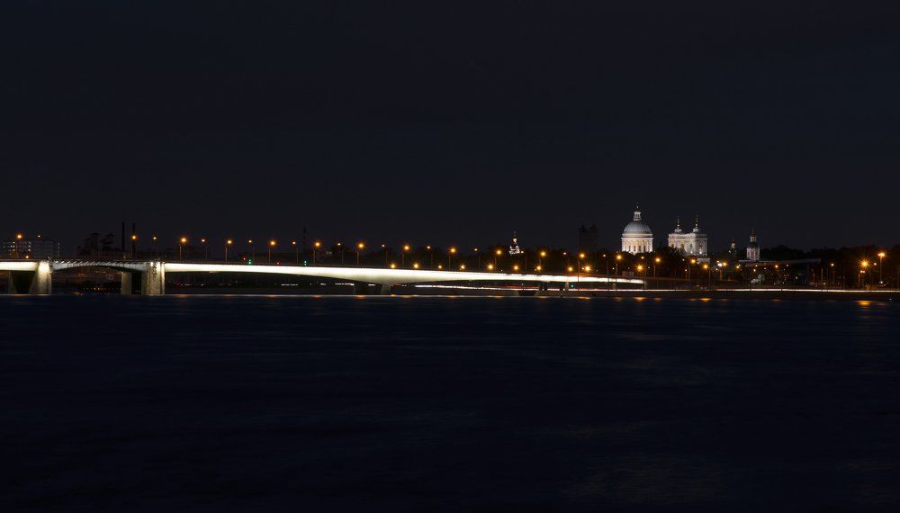 Мост Александра Невского в Питере
