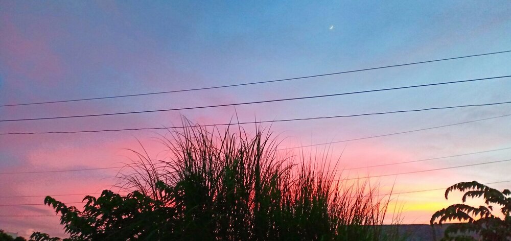 Golden Sky before the Typhoon...