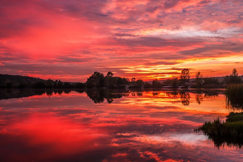 Закат. Киев.