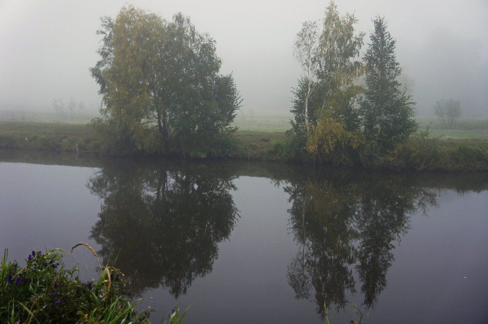 Туманное отражение.
