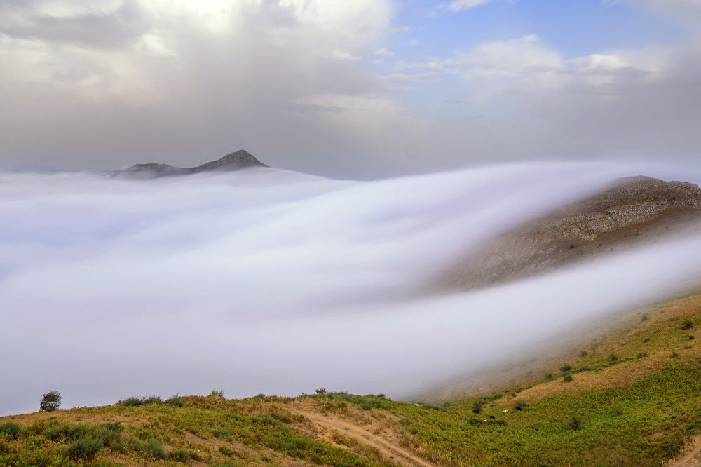 Fog on the mountains