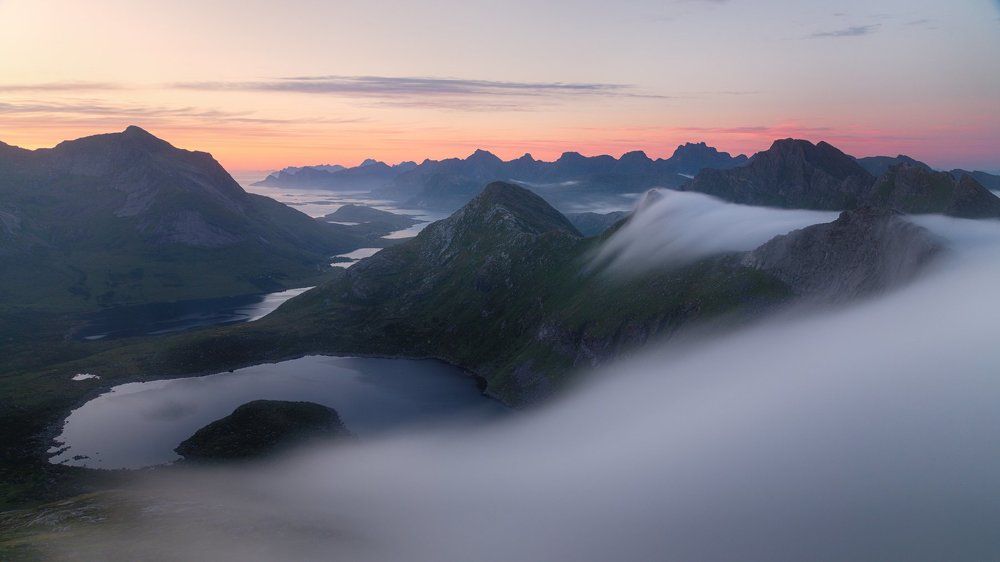 Восход в горах