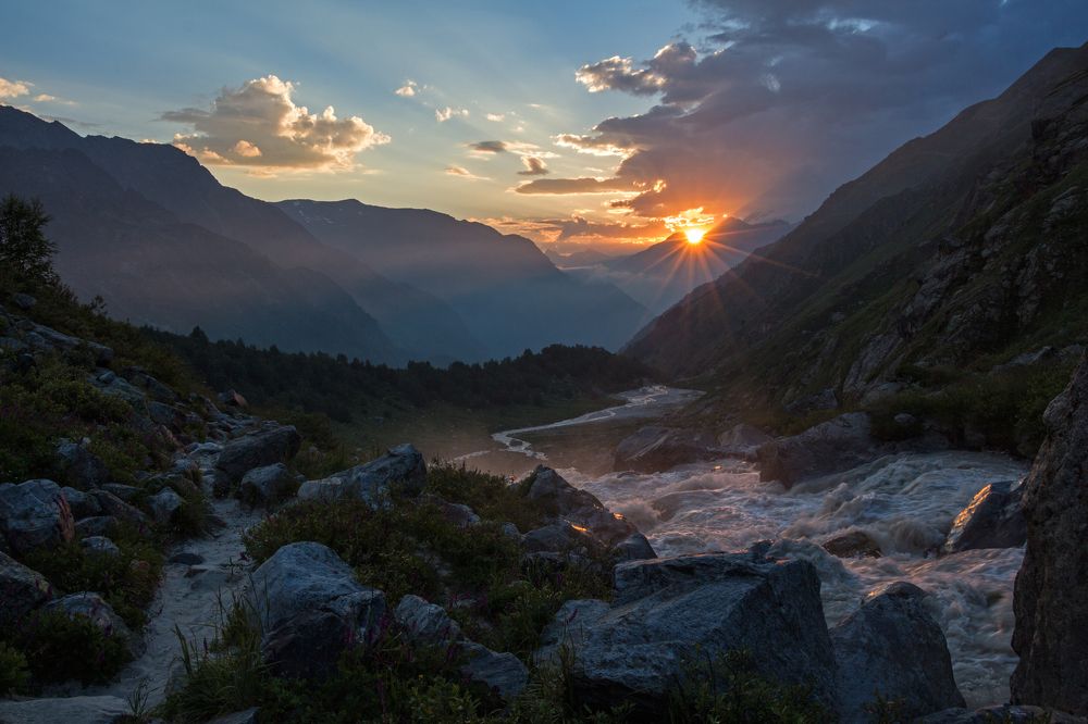 золотистая вуаль уходящего дня...