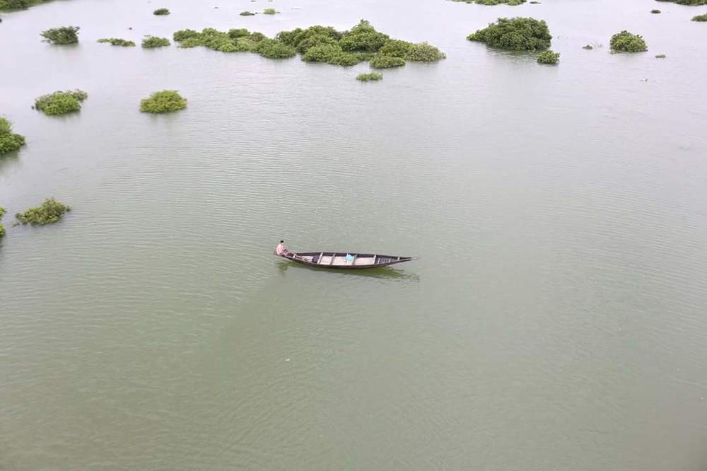 A man with his boat