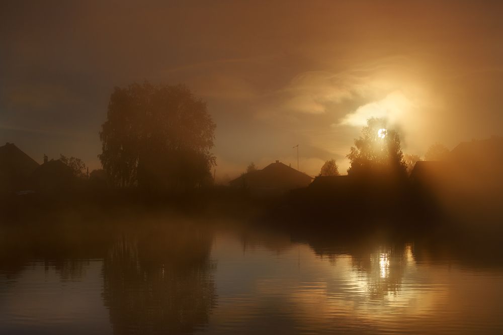 Утро над деревней